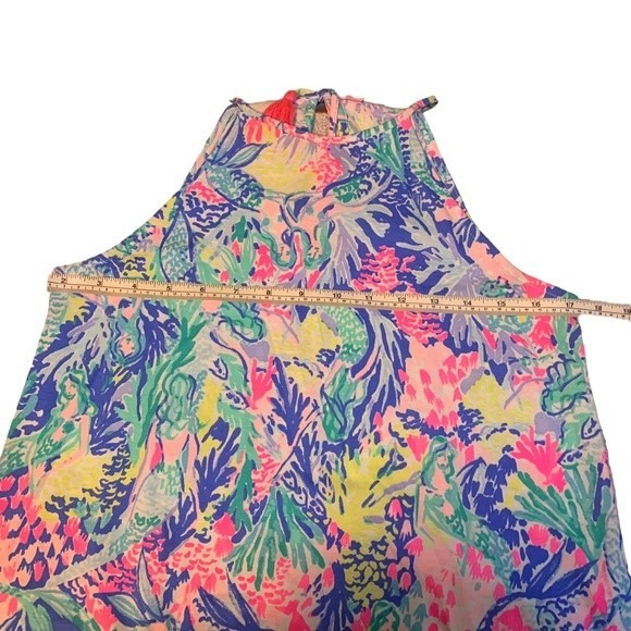 Lilly Pulitzer Margot Swing Dress with Tassels Mermaids Cove Size XXS - Picture 10 of 11